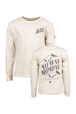 T-shirt met lange mouwen No Way Monday