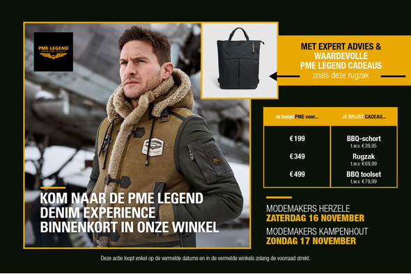 PME Legend Denim Experience in Herzele en Kampenhout