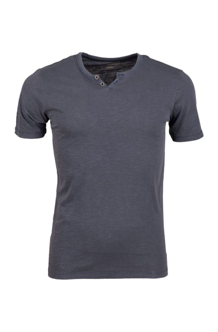 jjesplit neck tee ss navy blazer