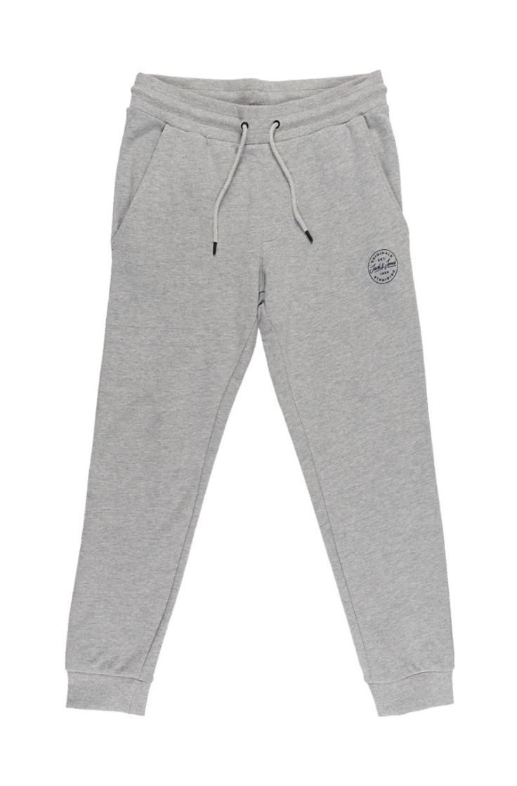 jjigordon jjshark sweat pants  light grey mela