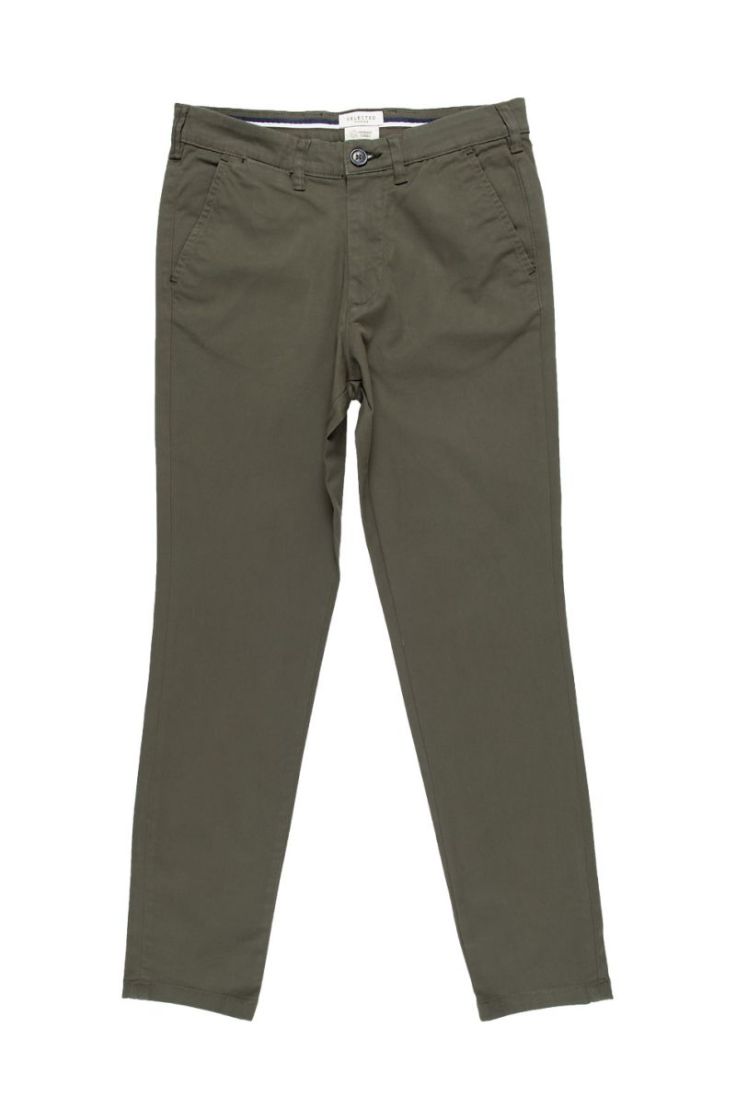 slhslim-miles flex chino pants forest night