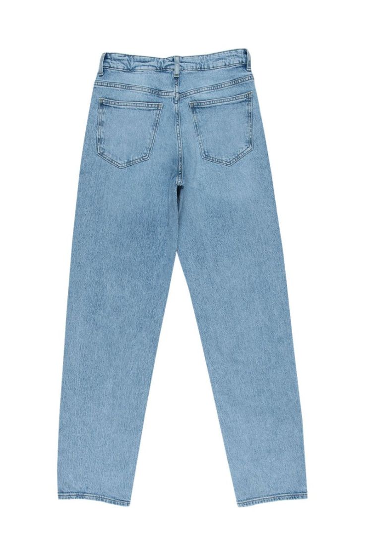 vikelly jaf hw straight jeans light blue deni