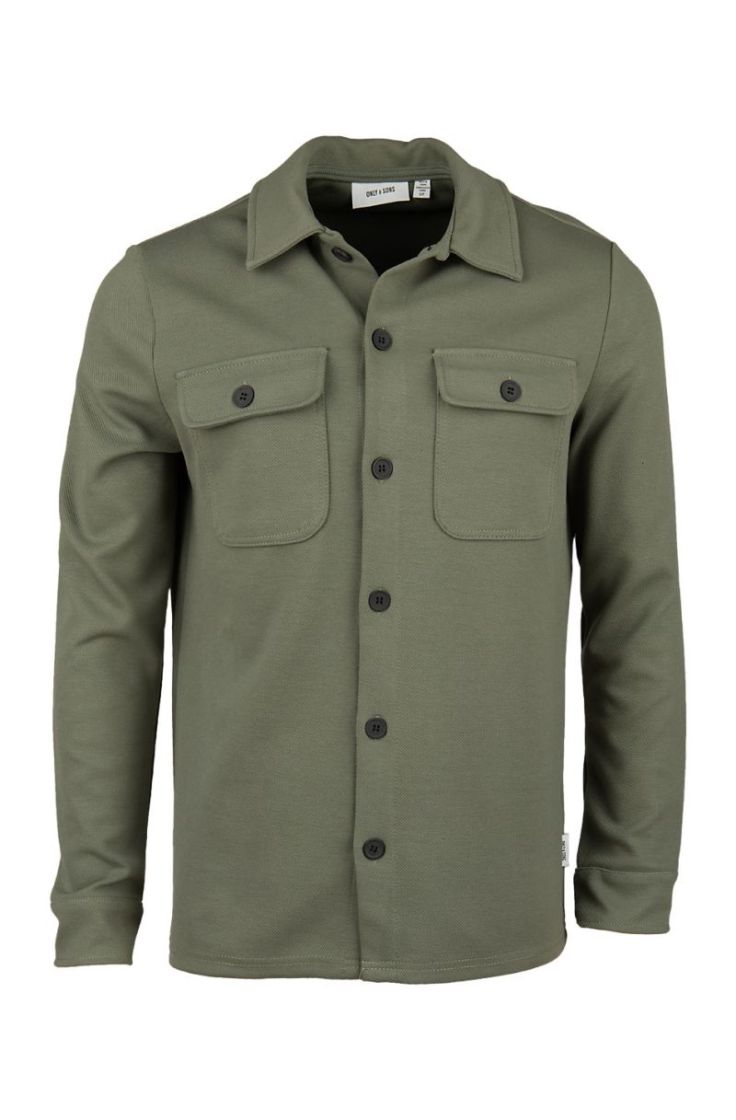 onsnewkodyl overshirt sweat  castor gray