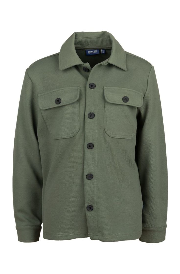 osjnew kodyl overshirt sweat s castor gray