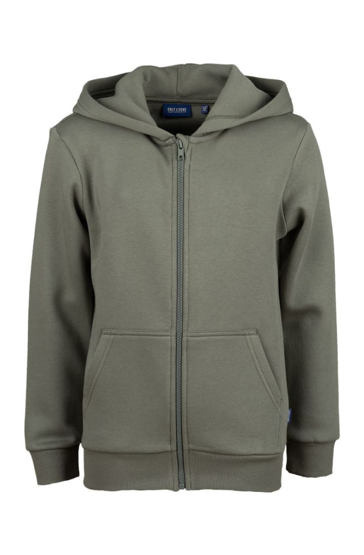 osjceres zip thr. hoodie swt d castor gray
