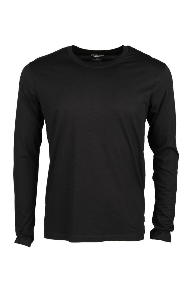 jjeorganic basic tee ls o-neck black