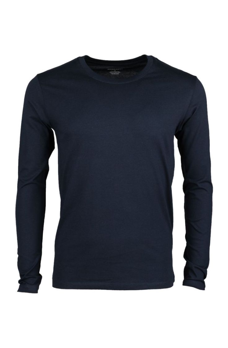 jjeorganic basic tee ls o-neck navy blazer