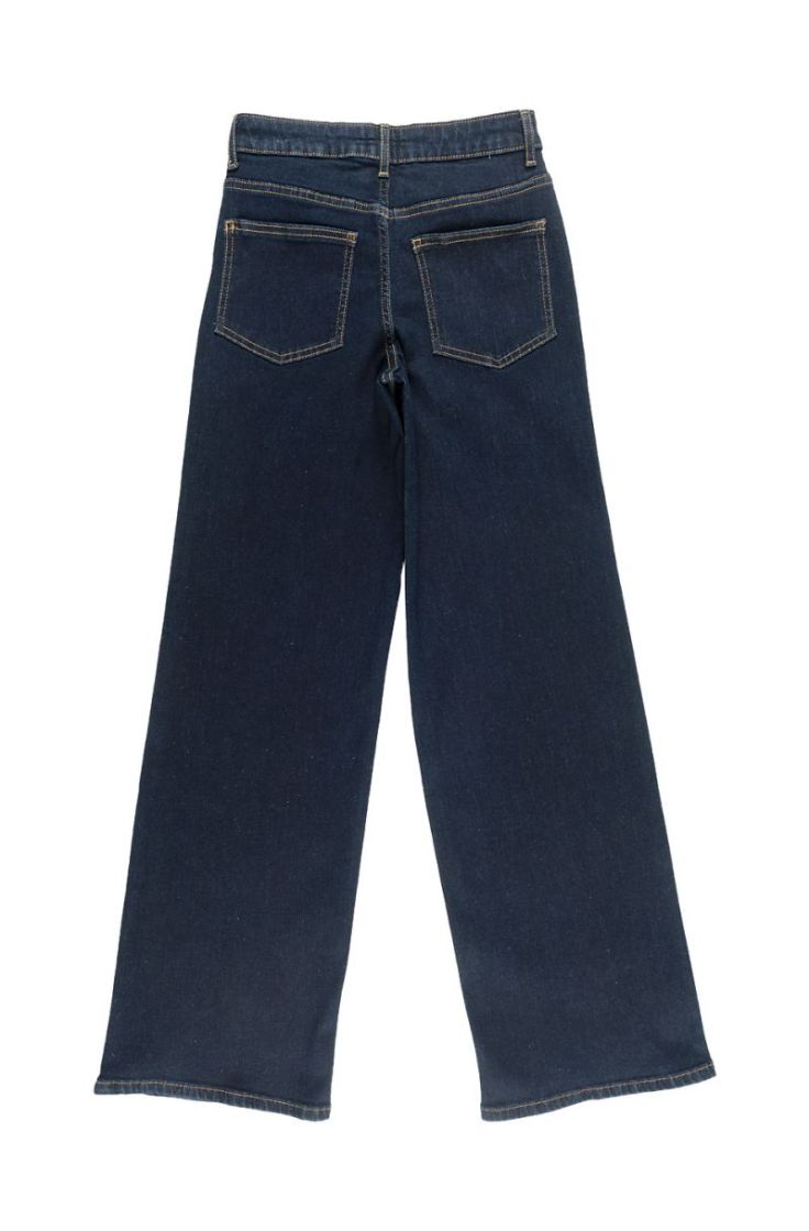 onlmadison blush hw wide dnm r dark blue denim
