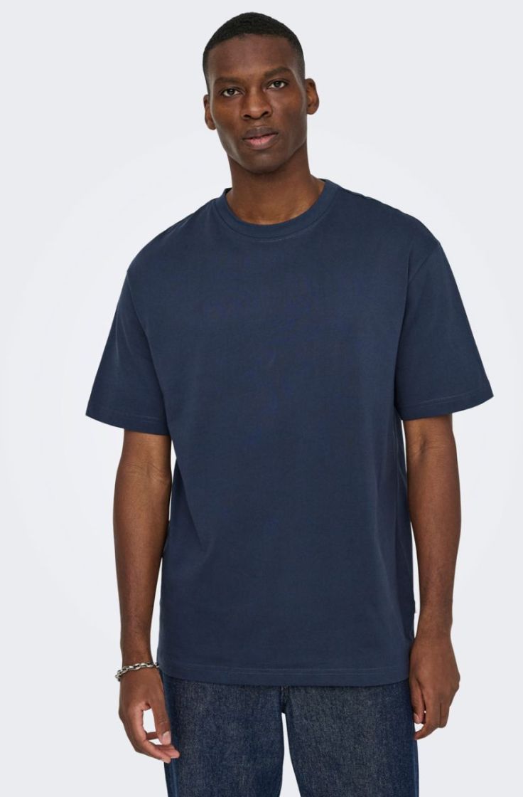 onsfred life rlx ss tee blue nights
