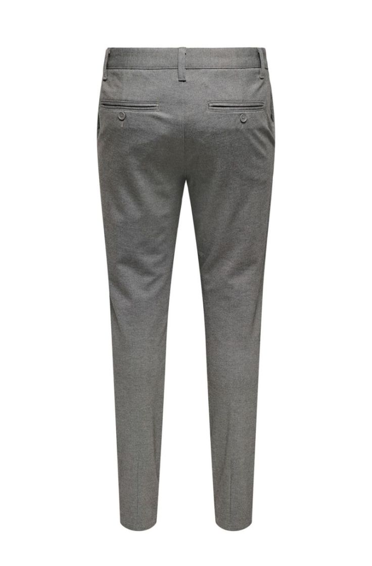onsmark slim ditsy 020934 pant silver lining m