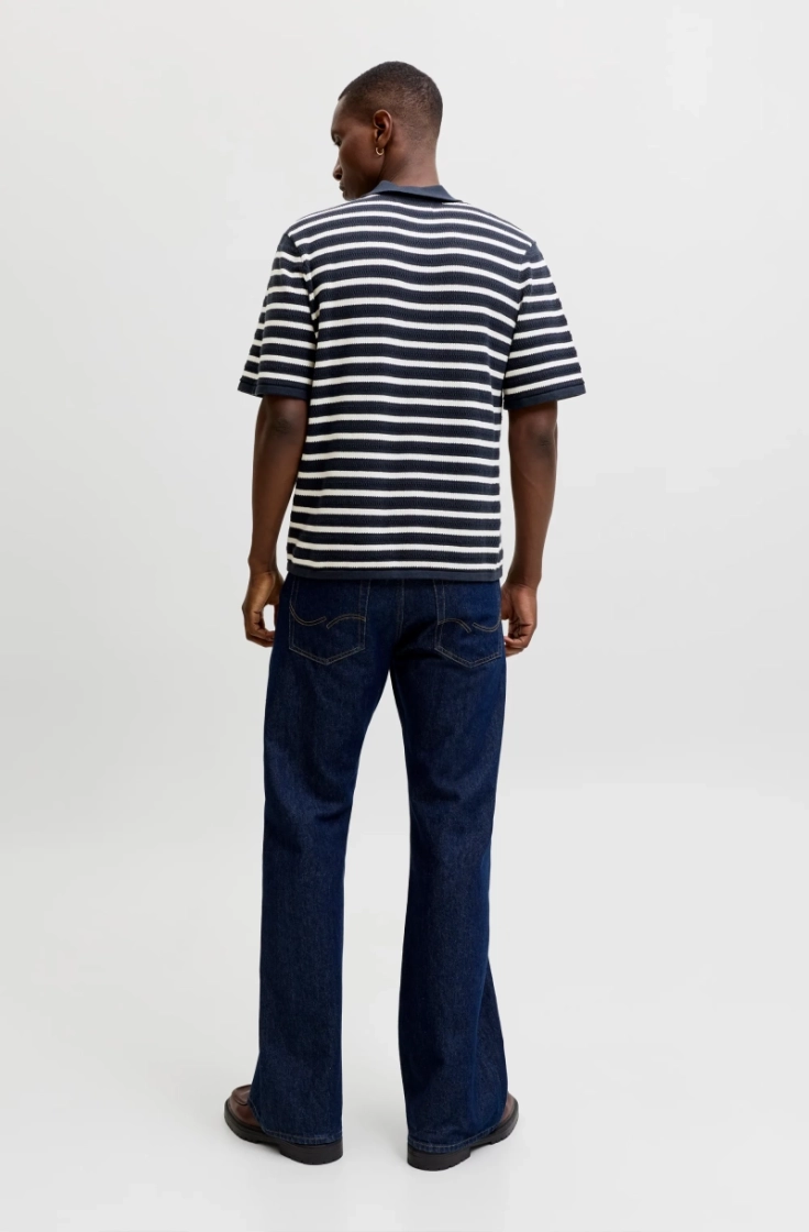 jorsanremo knit ss polo sky captain sea