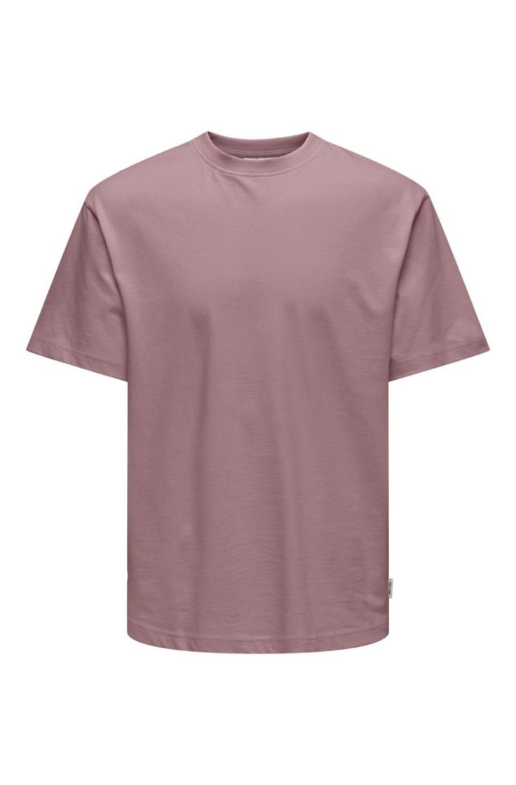onsfred life rlx ss tee twilight mauve