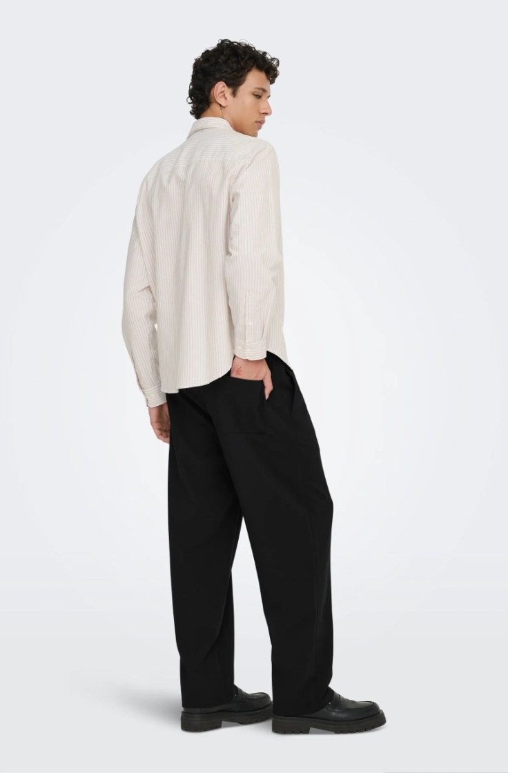 onswill 0292 loose string pant jet black