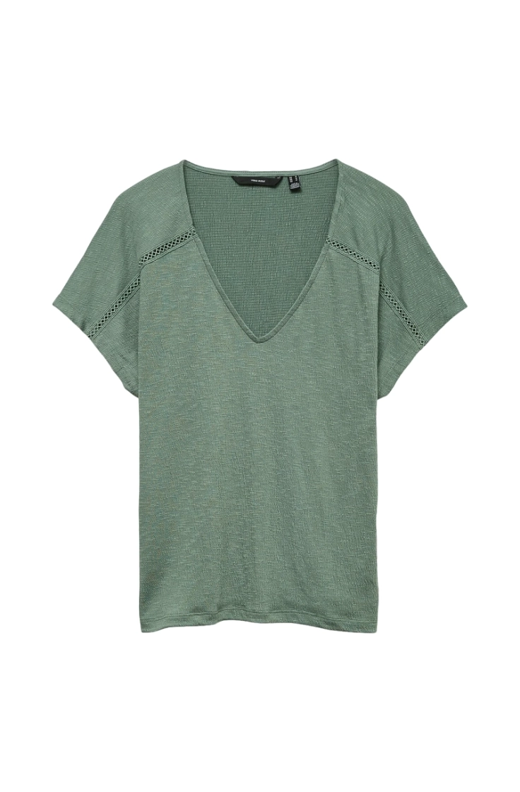 vmlydia cs v-neck top jrs laurel wreath