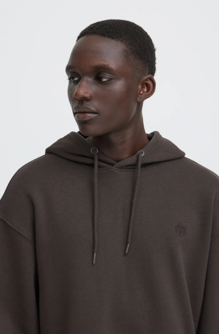bhjuste emb hood sweat 190910 mulch