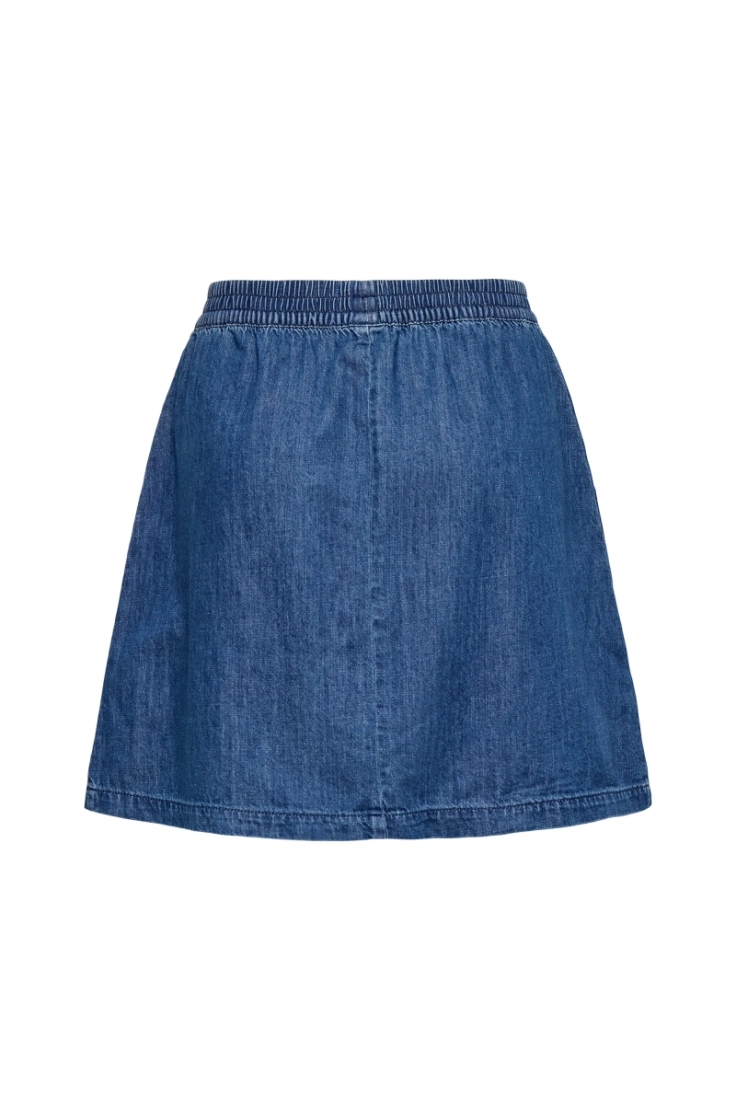 onllola hw a-shape dnm skirt medium blue den