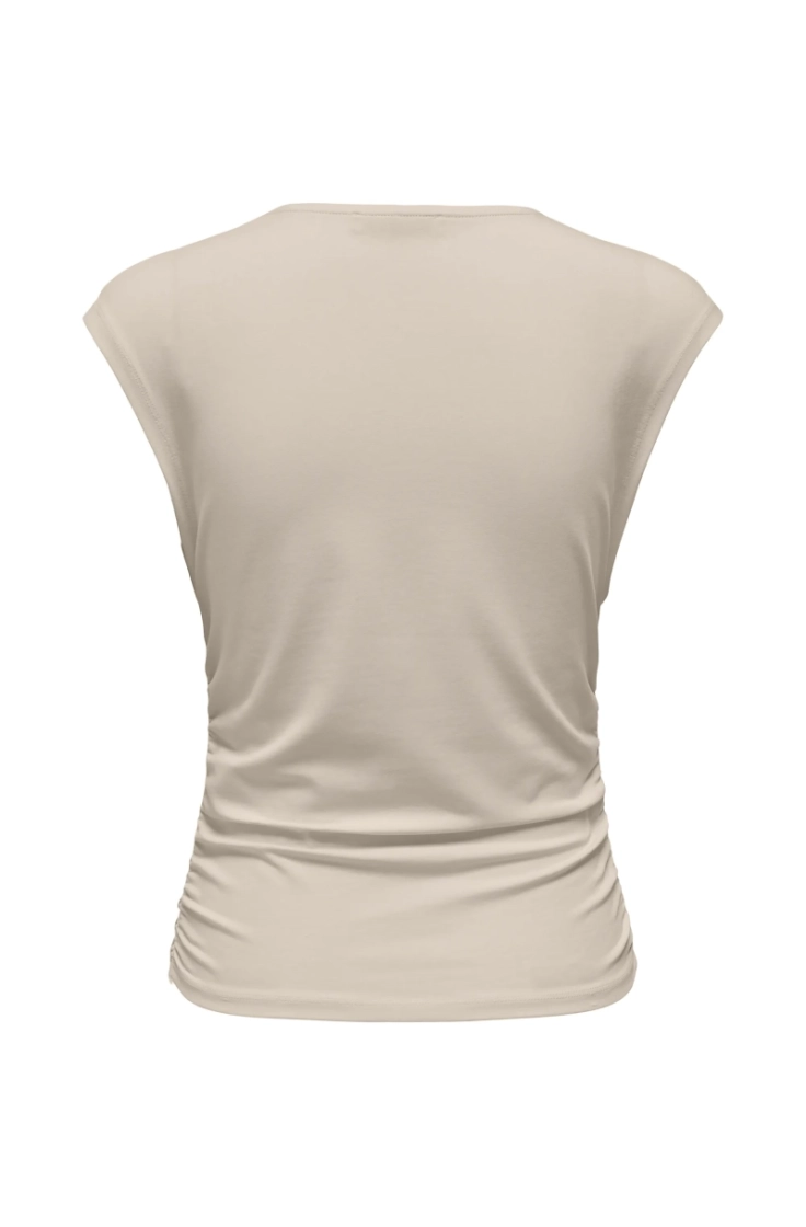 onlmira capsl ruching top jrs peyote