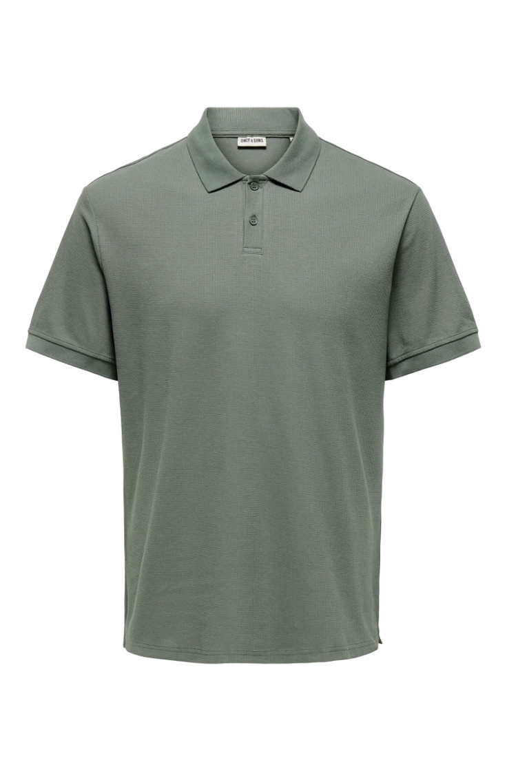 onsben reg ss polo shirt  castor gray