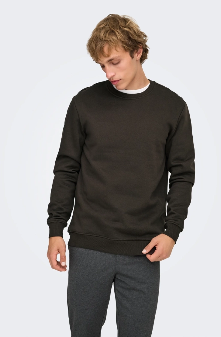 onsconnor life reg crew neck s mulch