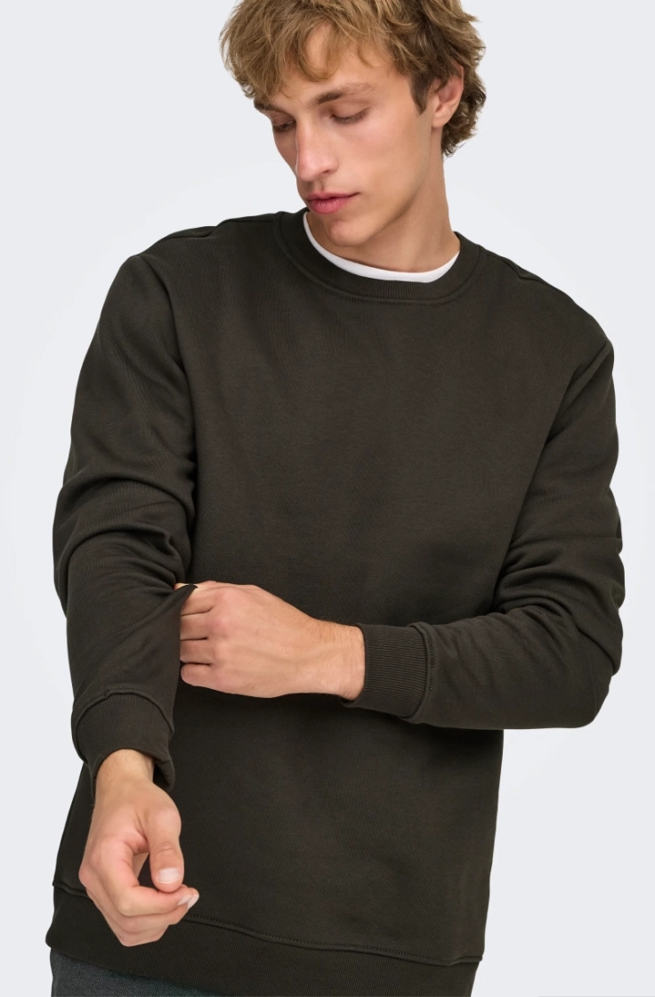 onsconnor life reg crew neck s mulch