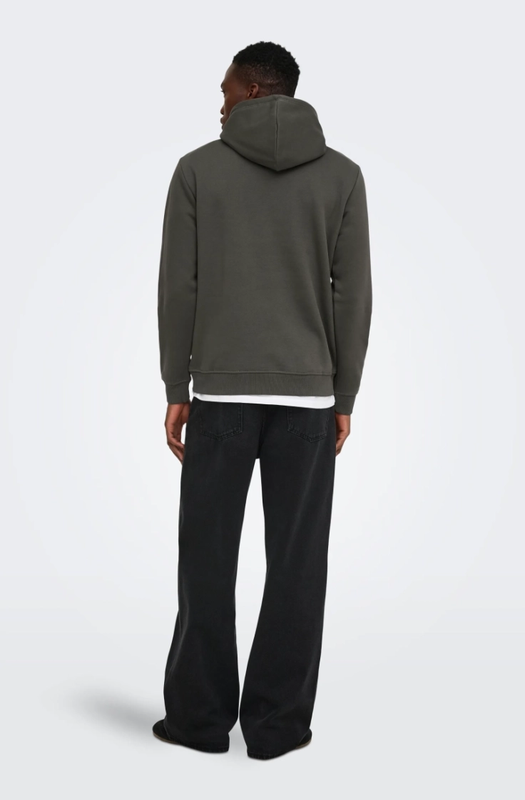 onsconnor life reg sweat hoodi beluga