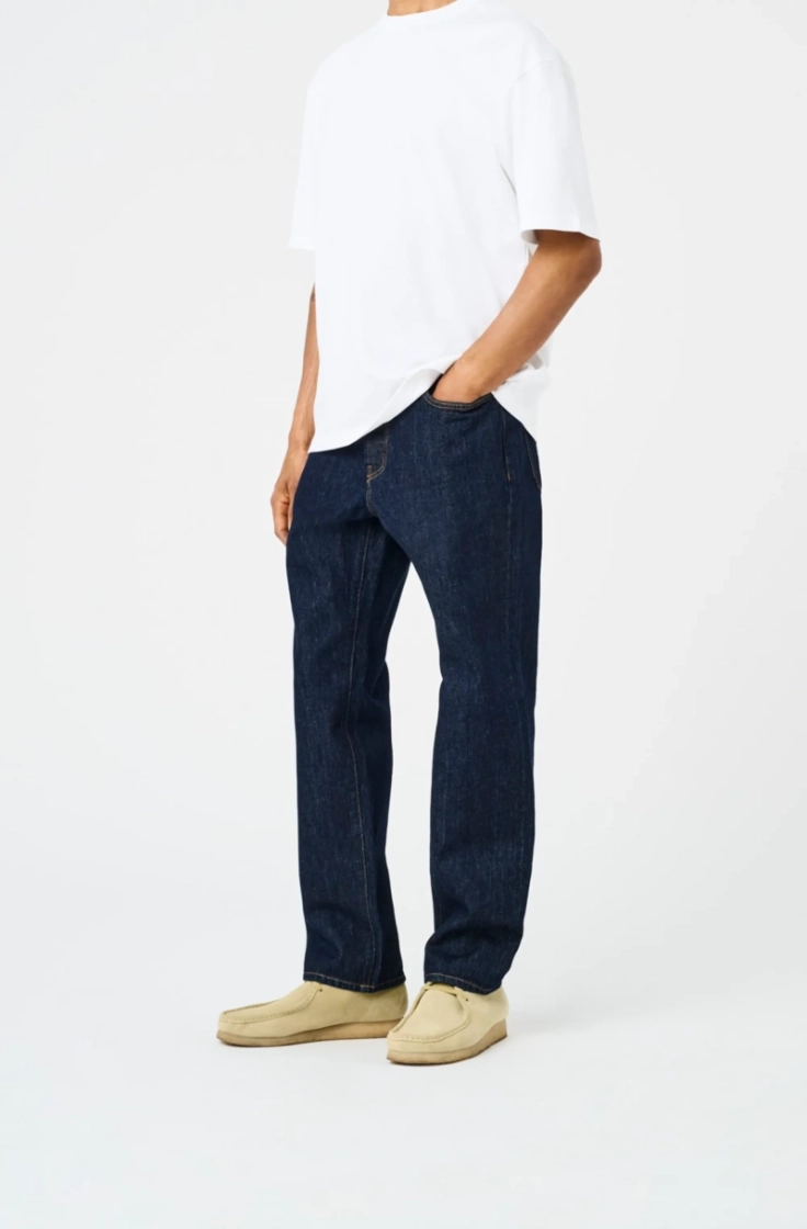 onsedge straight rinse 4942 ta dark blue denim