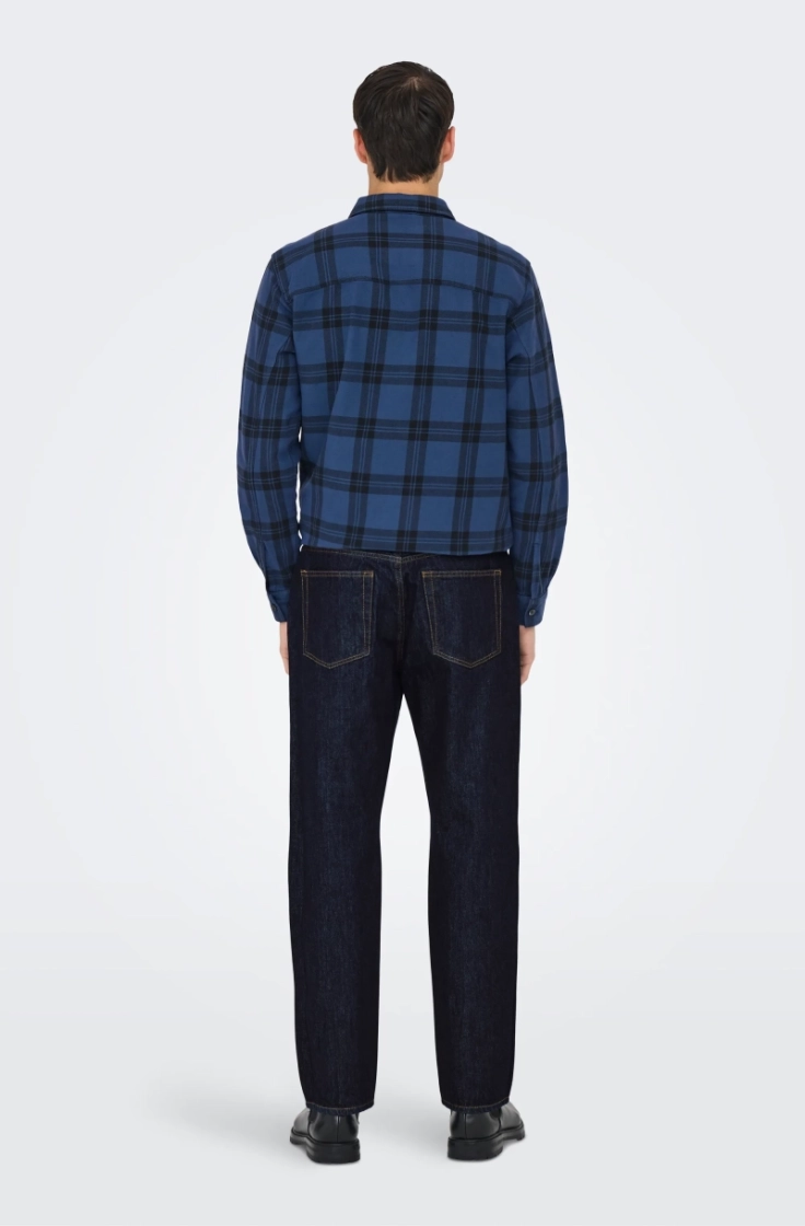 onsedge straight rinse 4942 ta dark blue denim