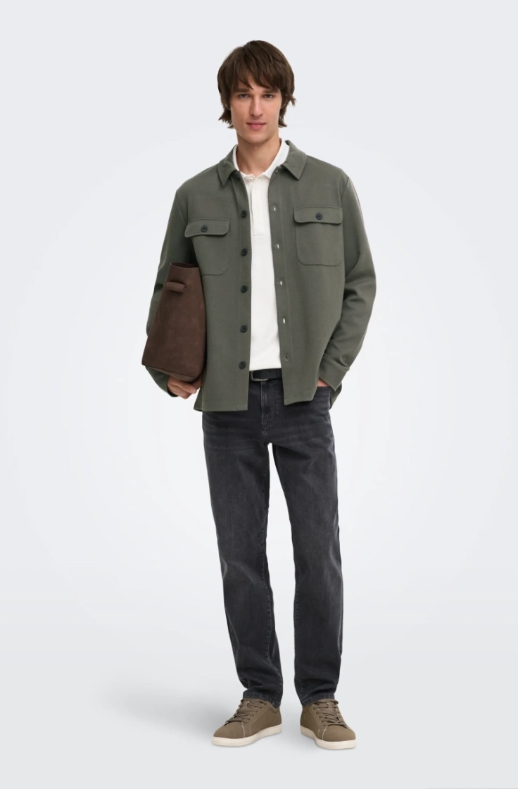 onsnewkodyl overshirt sweat beluga