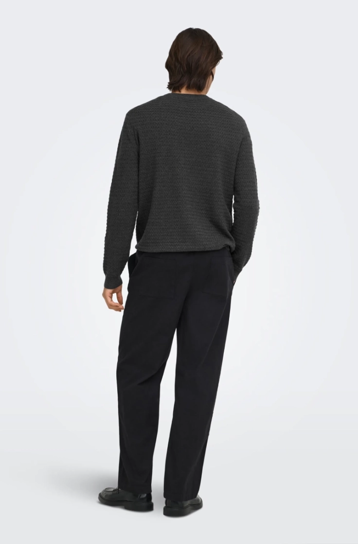 onsloui ls structure crew reg dark grey melan