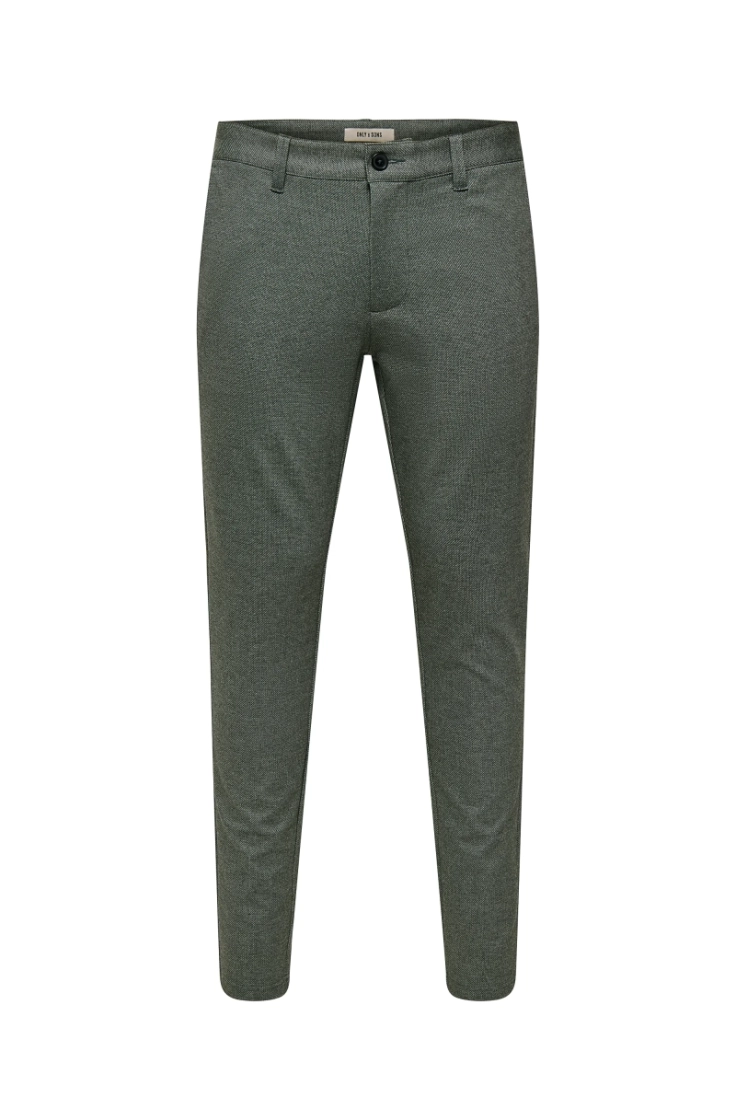 onsmark slim ditsy 020934 pant forest night