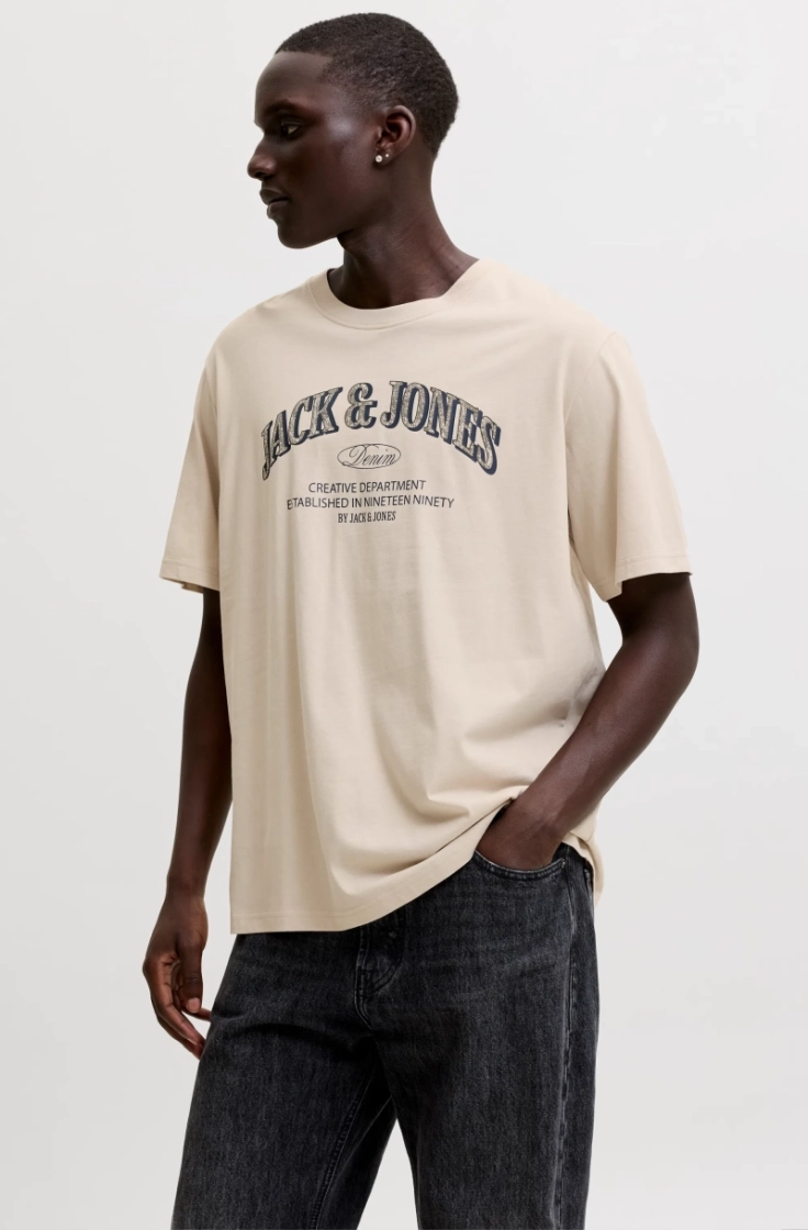 jjedenver logo tee ss o-neck s moonbeam