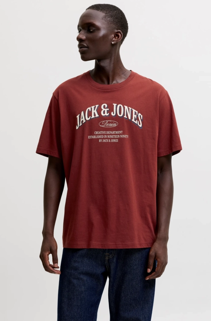 jjedenver logo tee ss o-neck s fired brick
