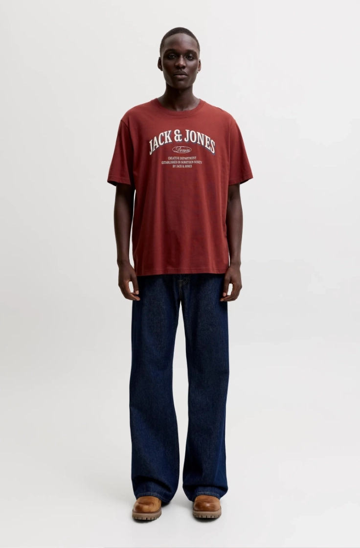 jjedenver logo tee ss o-neck s fired brick