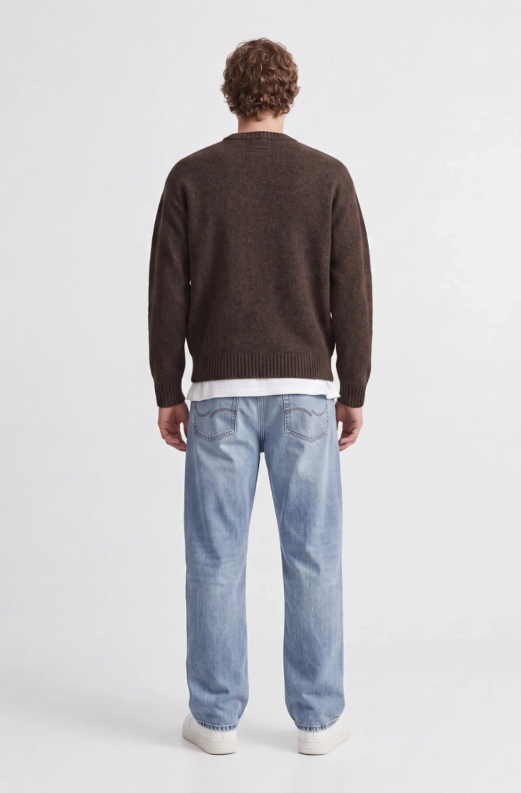 jjesoho ollie knt crew neck sn cocoa