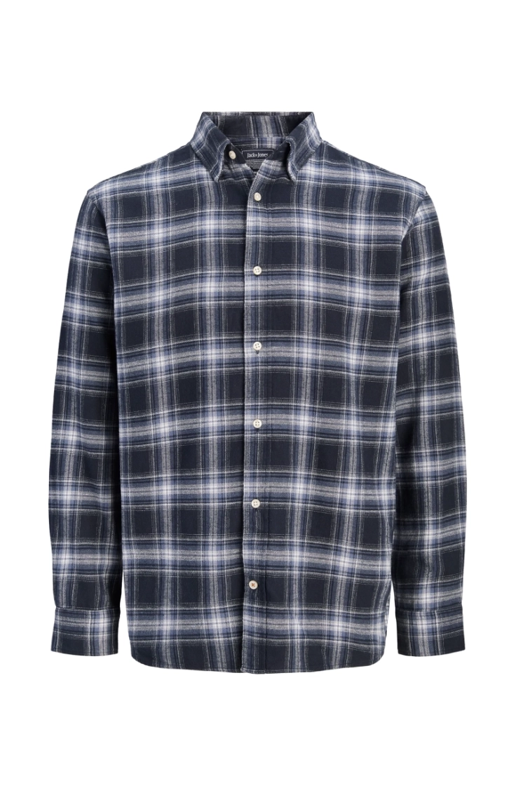 jjefield check shirt ls sn navy blazer