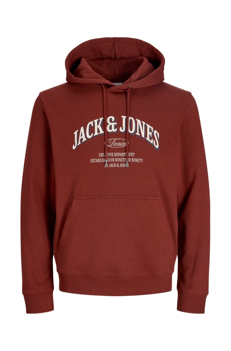 jjedenver logo sweat hood sn fired brick