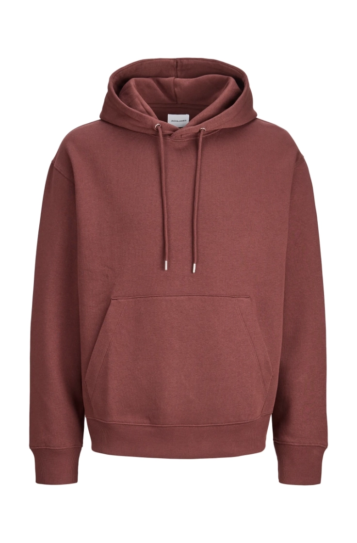 jjeace sweat hood bitter chocolat