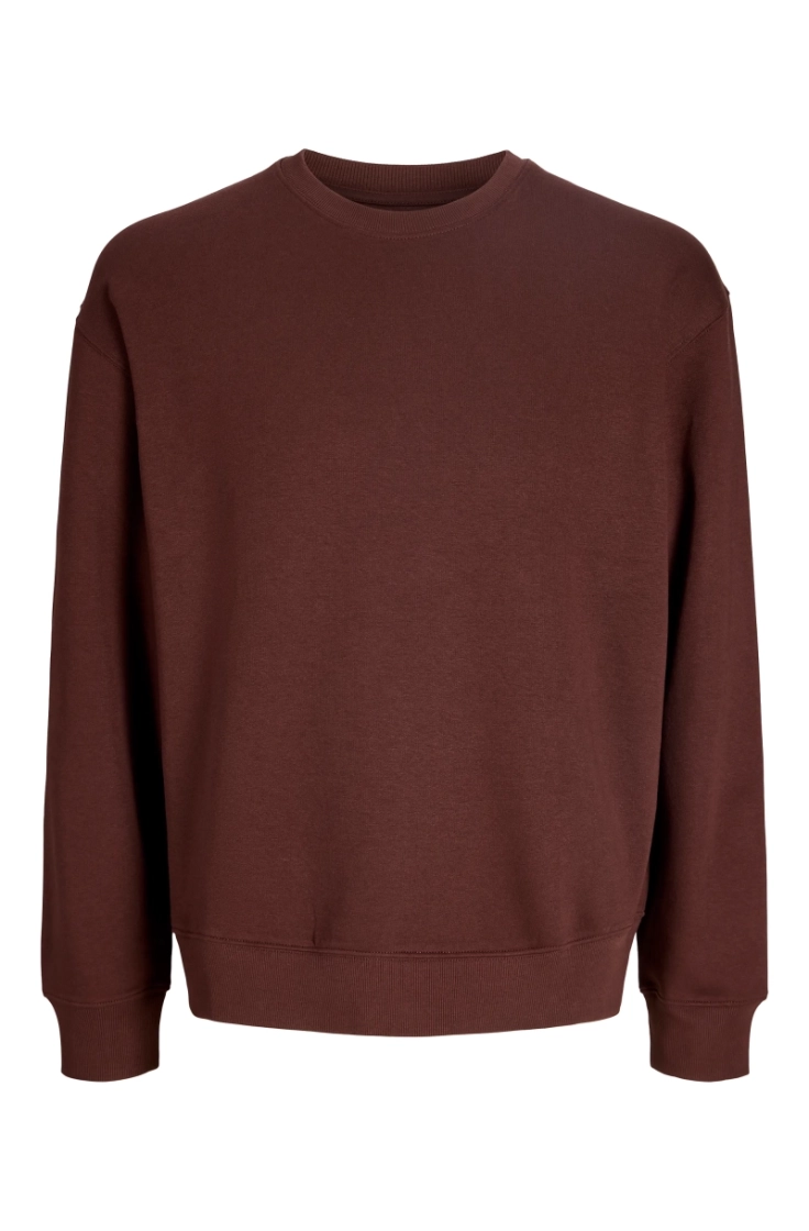 jjeace sweat crew neck bitter chocolat