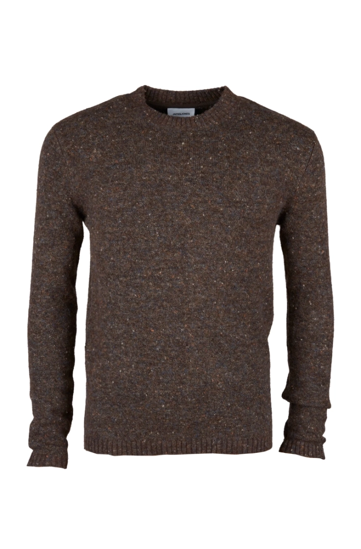 jjeniel knit crew neck sn cocoa ll-18