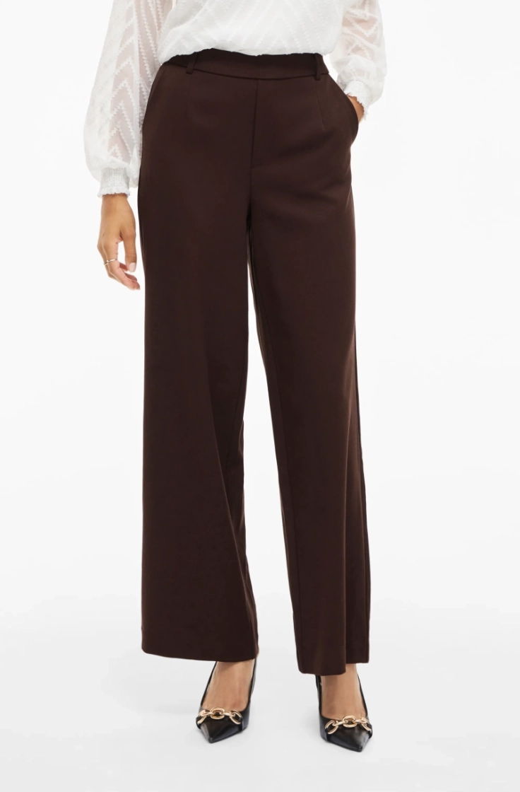 vivarone hw wide pant coffee bean