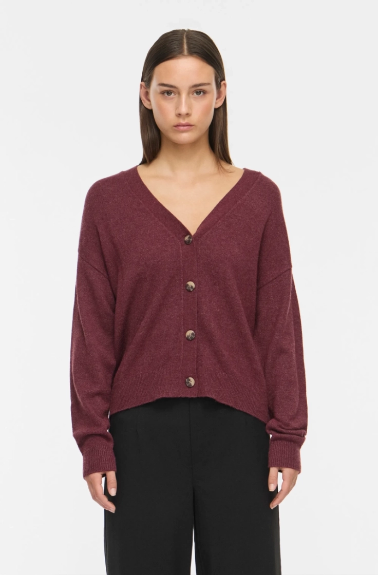 viril v-neck knit cardigan port royale dar