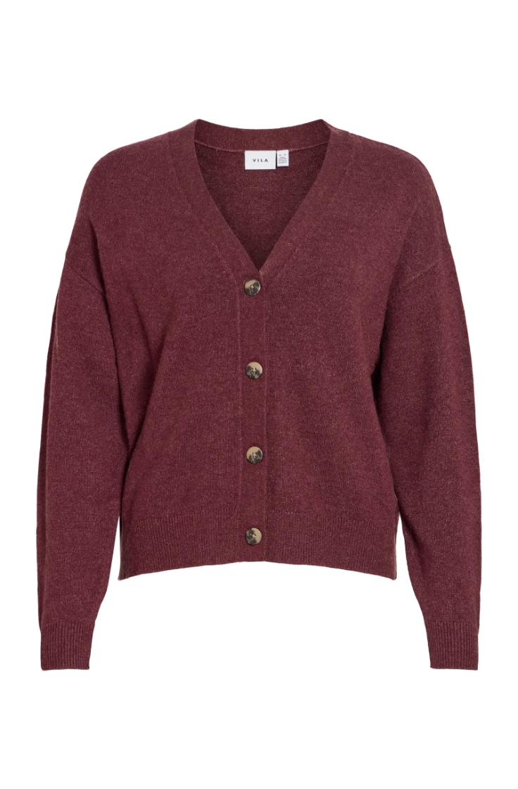 viril v-neck knit cardigan port royale dar