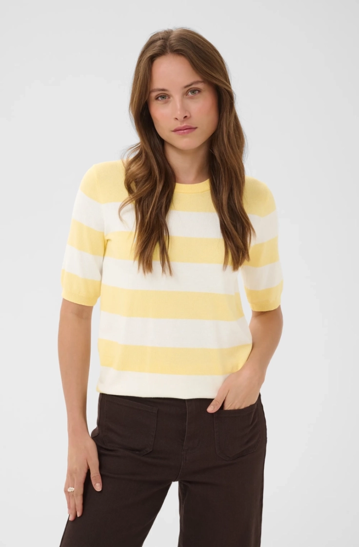 kalizza striped knit 109658 sunlight