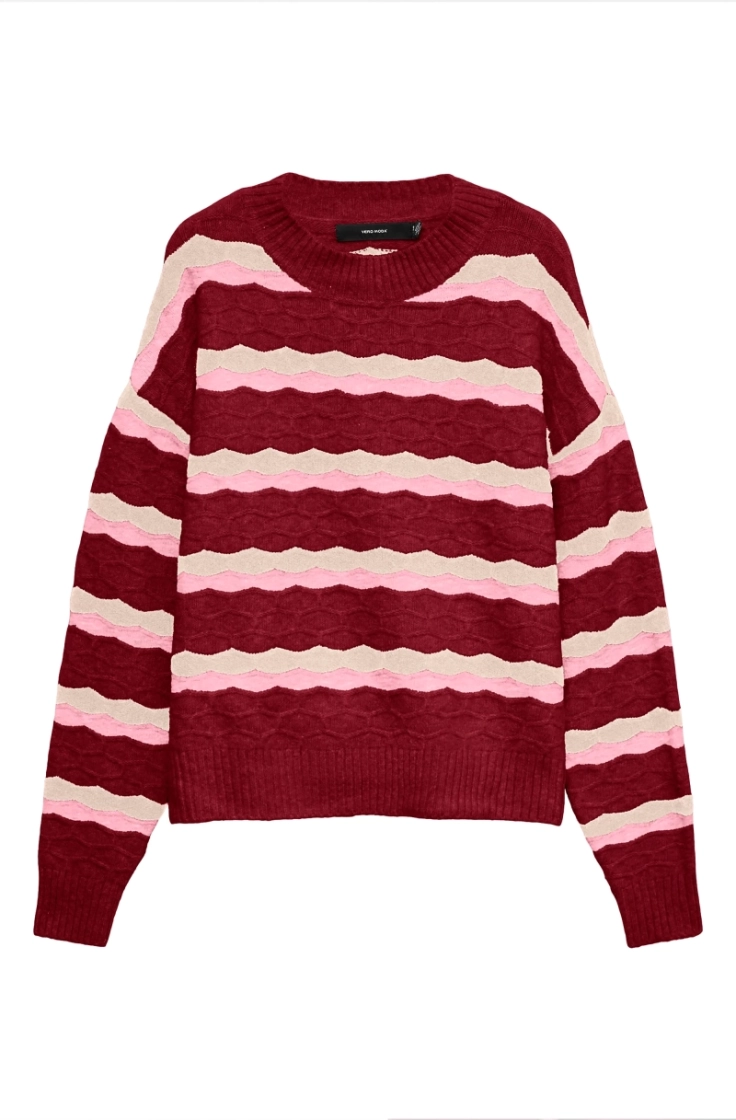 vmboom bubble ls o-neck pullov biking red pris