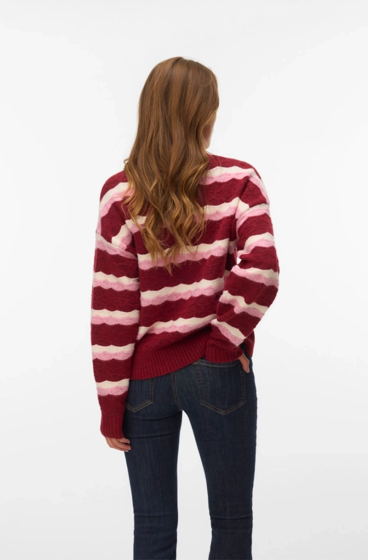 vmboom bubble ls o-neck pullov biking red pris