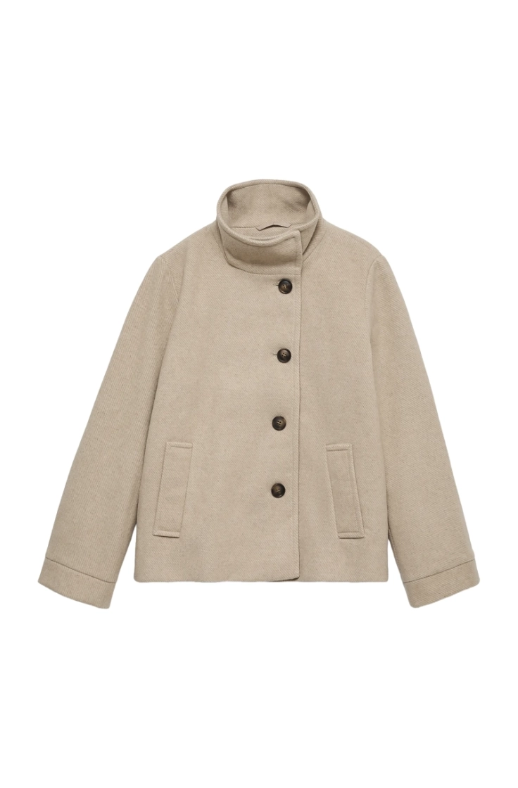 vmevaida short jacket boo silver mink mel