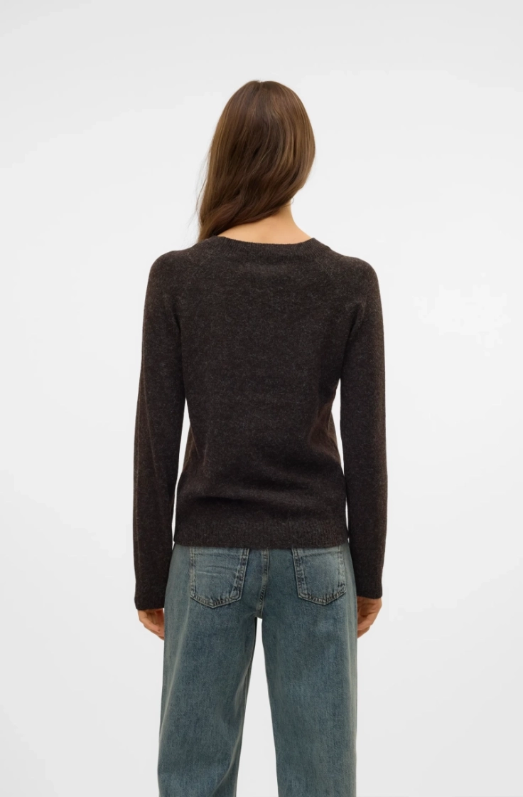 vmdoffy ls o-neck blouse ga chocolate torte
