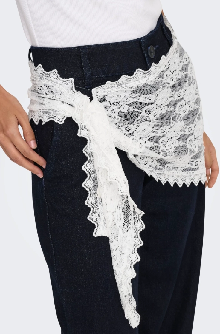 jdysafira lace scarf wvn exp cloud dancer