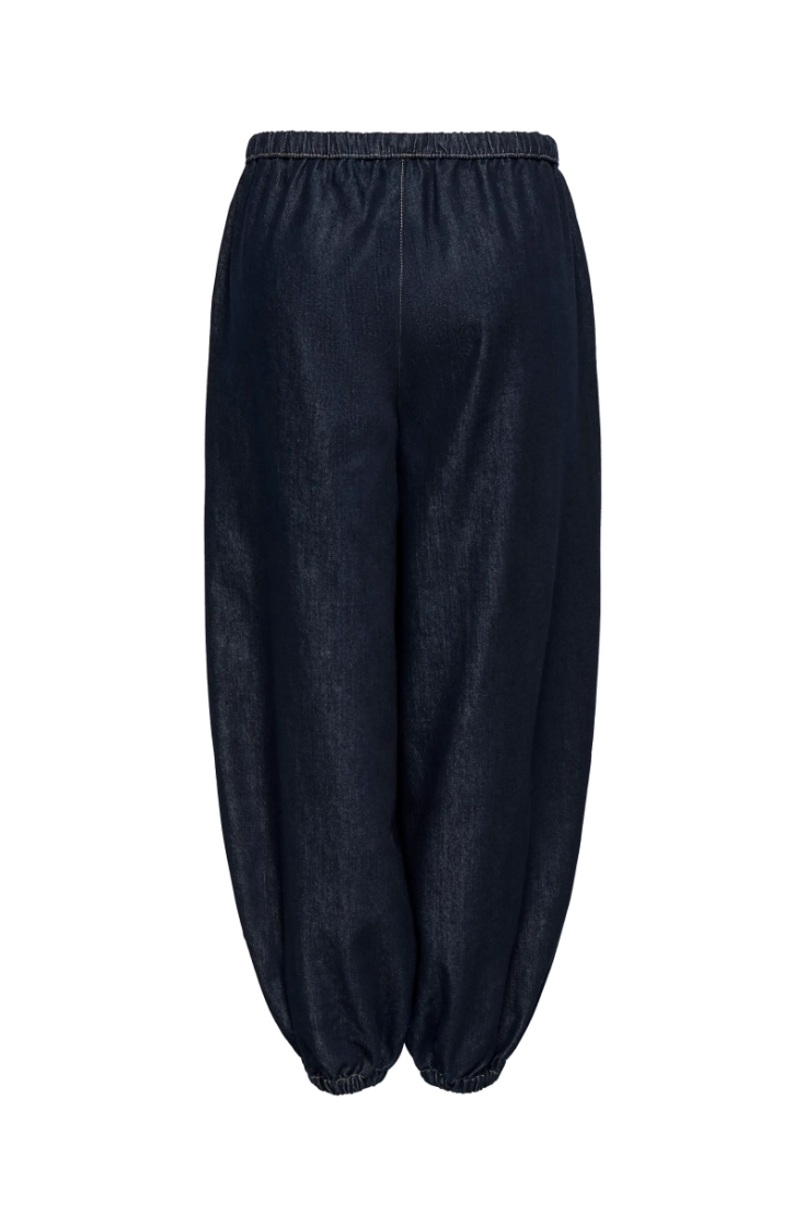 jdysansa hw genie pant rinse dark blue denim