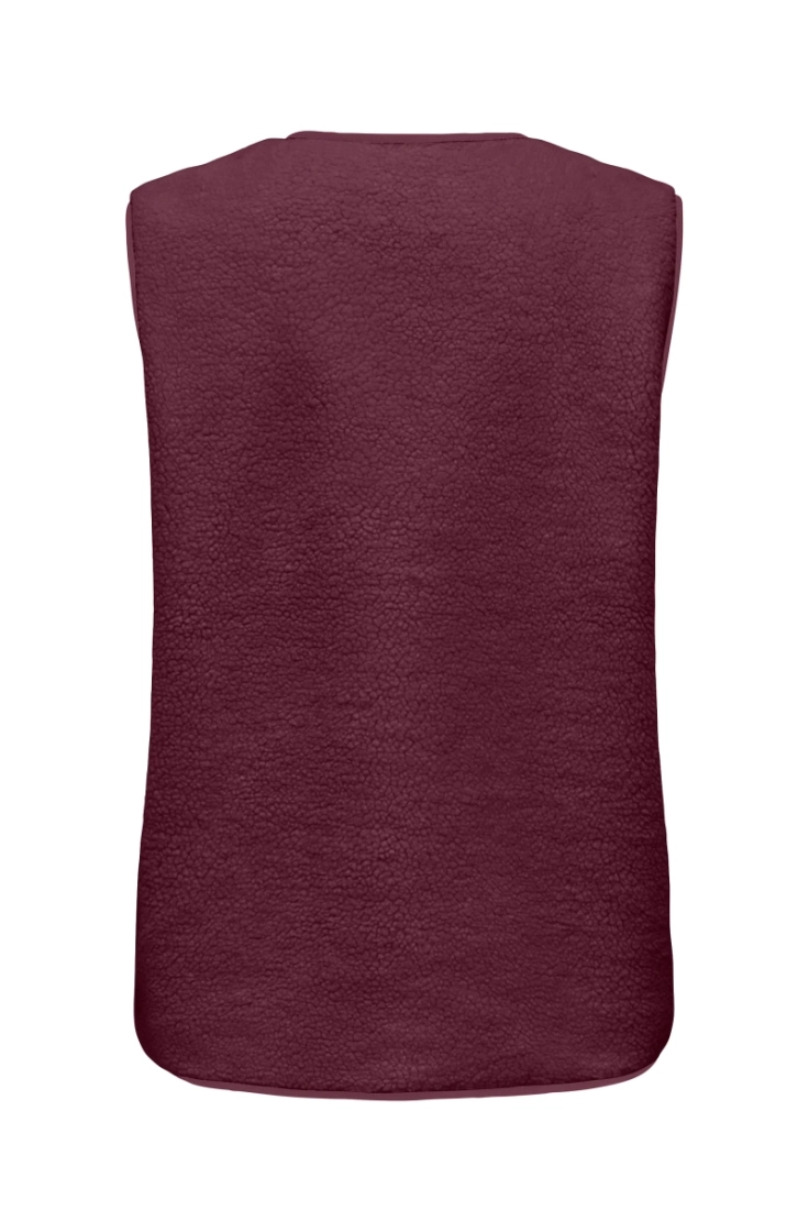onlbaby teddy vest pnt fig
